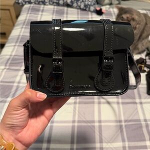 Dr. Martens Black Glossy Mini Bag